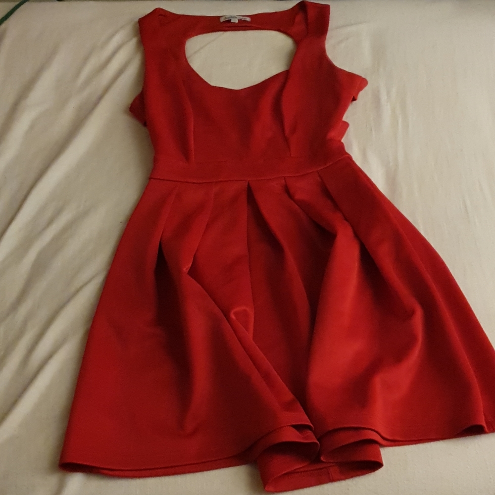 Red dress